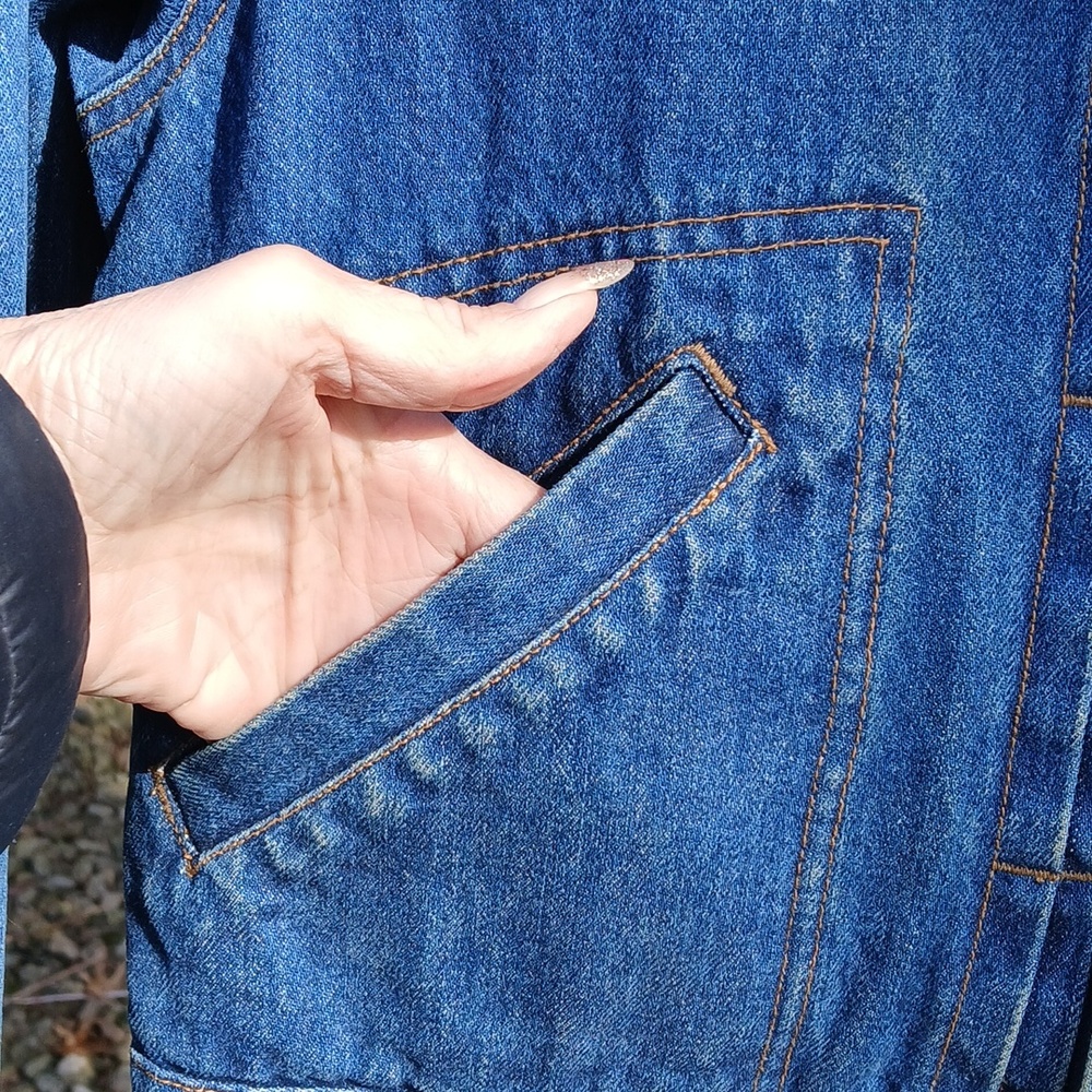 Ralph Lauren women's denim trucker jacket. sz M - Picture 4 of 12